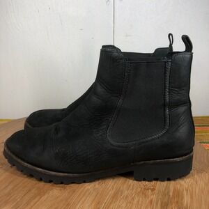 Thursday Boots Legend Womens size 9 shoes black leather slip on chelsea boots